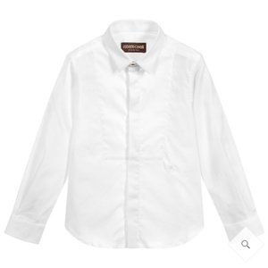 Roberto Cavalli Boy's Camicia Popeline & Operato T